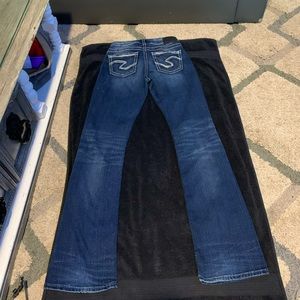 Silver bootcut jeans SUKI high rise size 28